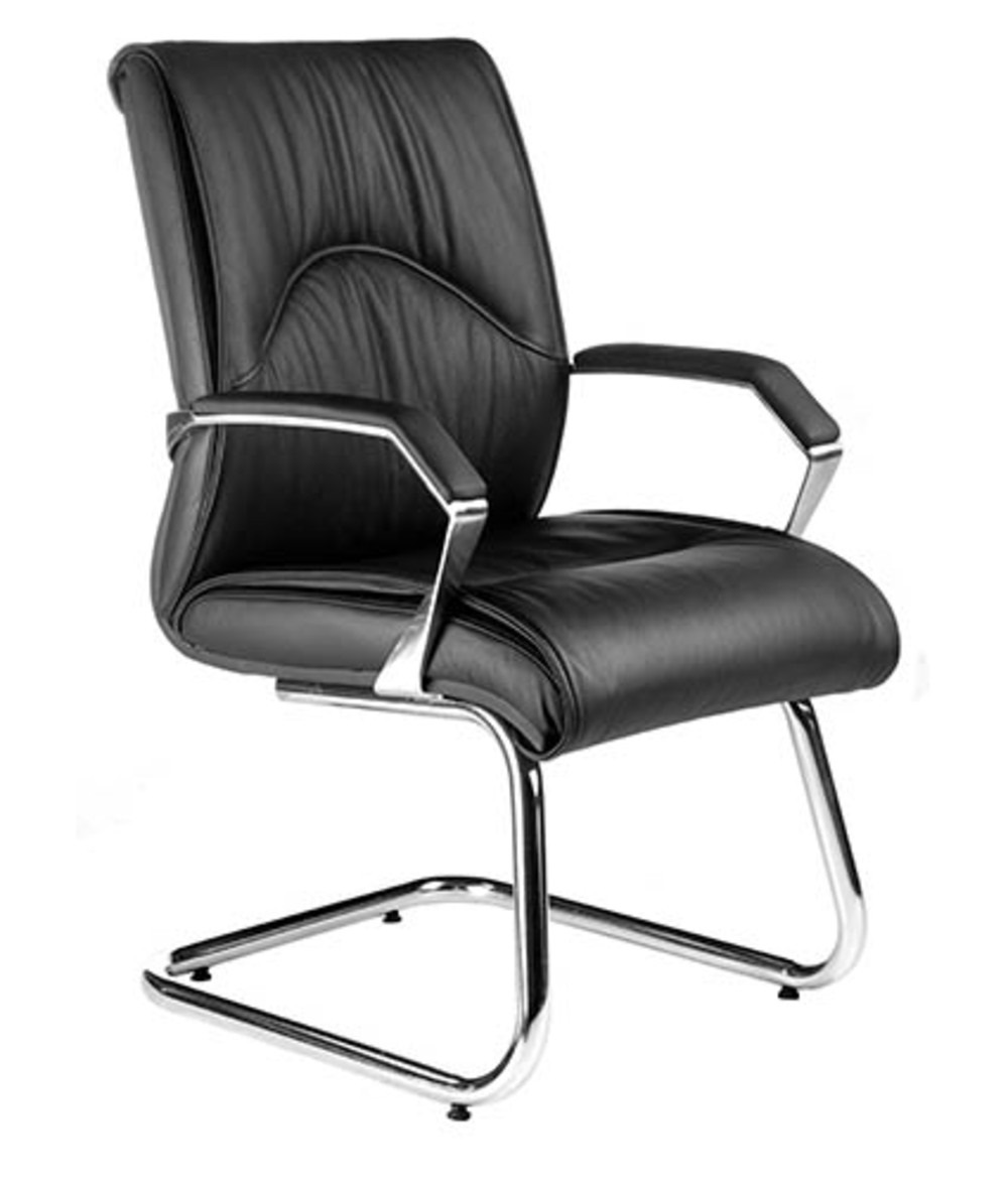 Cadeira Diretor Luxuosa com Base Fixa Linha Eiffel