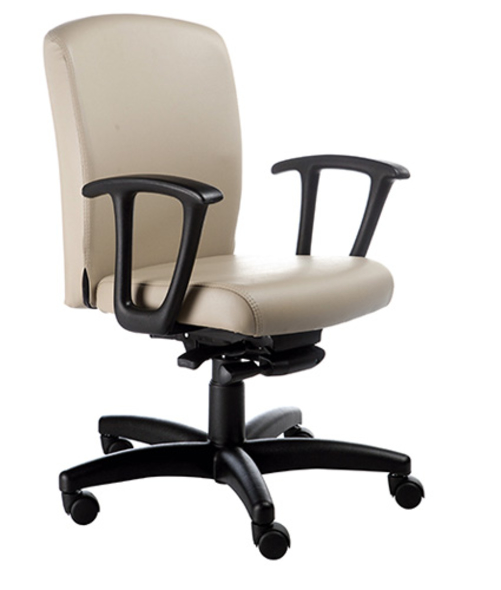 Cadeira Diretor Luxuosa com BraÃ§os Fixos Linha Alpha