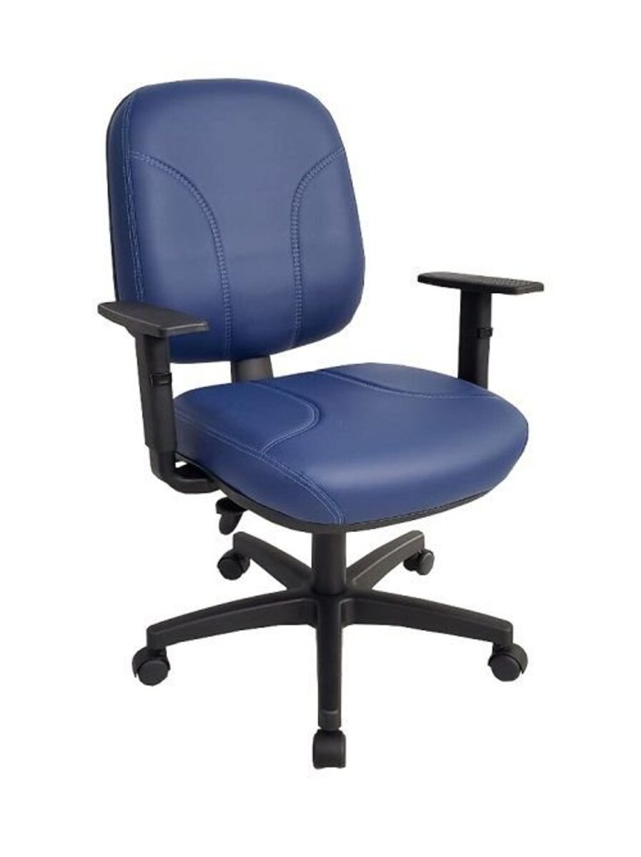 Cadeira Diretor Para Escritório Linha Parma Azul
