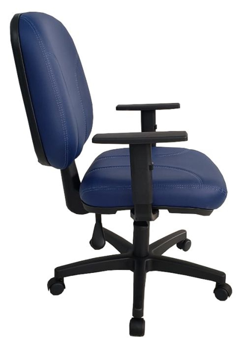 Cadeira Diretor Para Escritório Linha Parma Azul