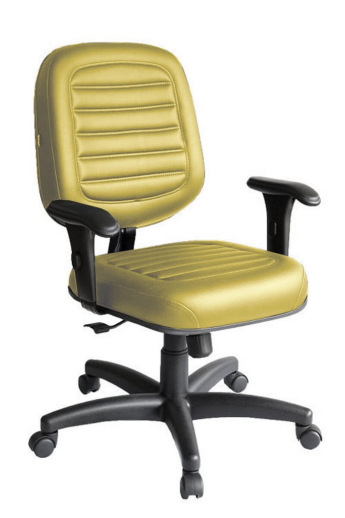 Cadeira Diretor para Escritório Linha Blenda Amarelo
