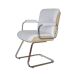 Cadeira Eames Diretor Base Fixa Linha Capa em Madeira