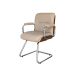 Cadeira Eames Diretor Fixa Linha Capa em Madeira Marrom