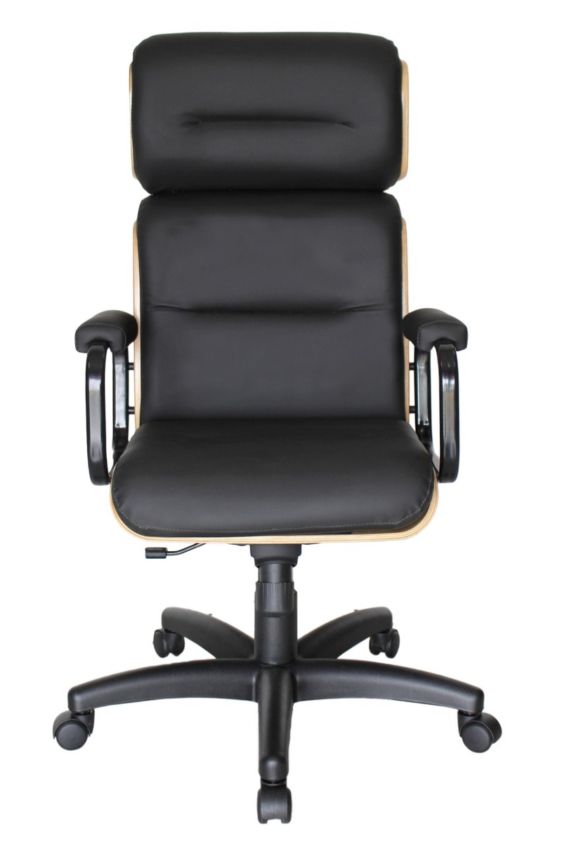 Cadeira Eames Presidente Linha Capa em Madeira Preto
