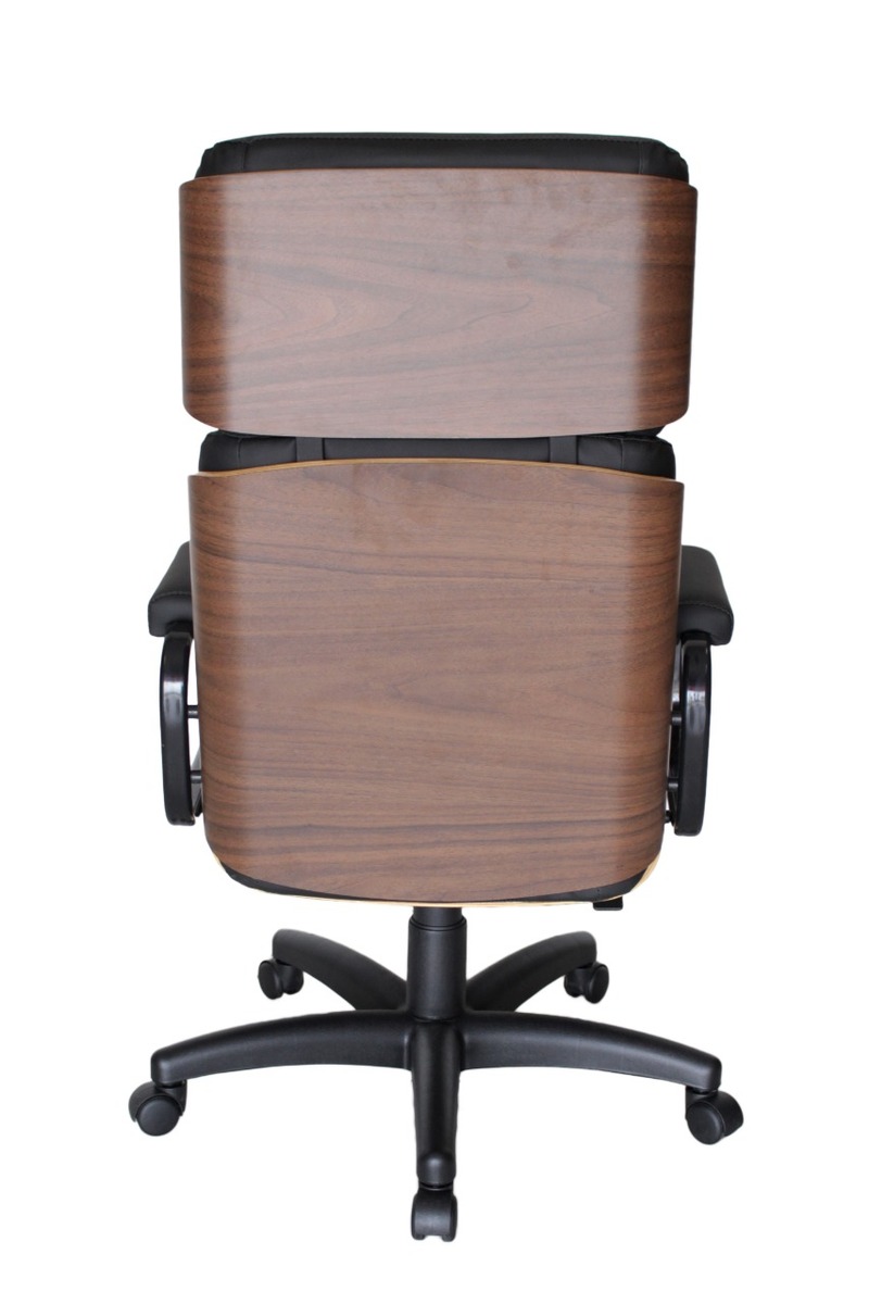 Cadeira Eames Presidente Linha Capa em Madeira Preto