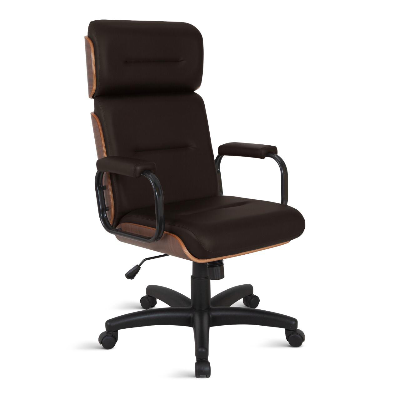 Cadeira Eames para Escritório Linha Capa em Madeira Marrom