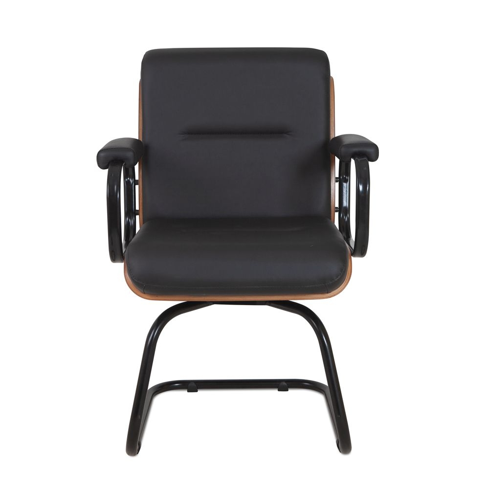Cadeira Eames para Escritório Linha Capa em Madeira Preto