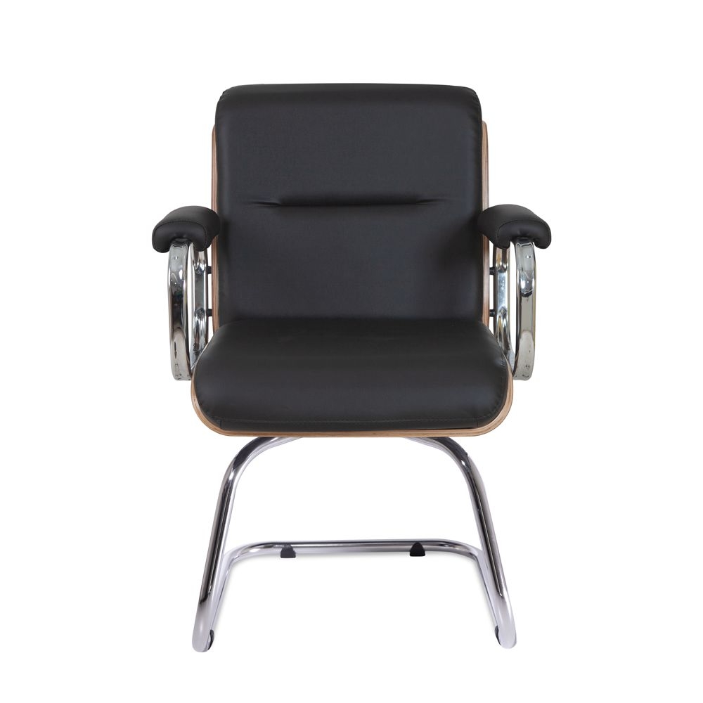 Cadeira Eames para Escritório Linha Capa em Madeira Preto