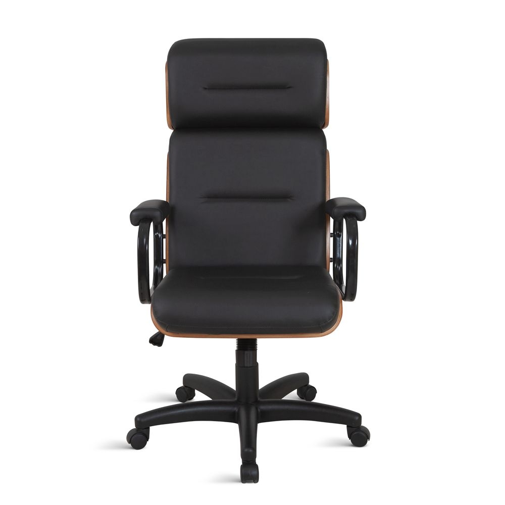 Cadeira Eames para Escritório Linha Capa em Madeira Preto