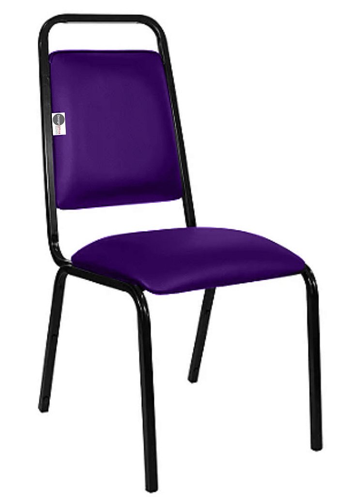 Cadeira Empilhável para Hotelaria Linha Hotel Fremon Roxo
