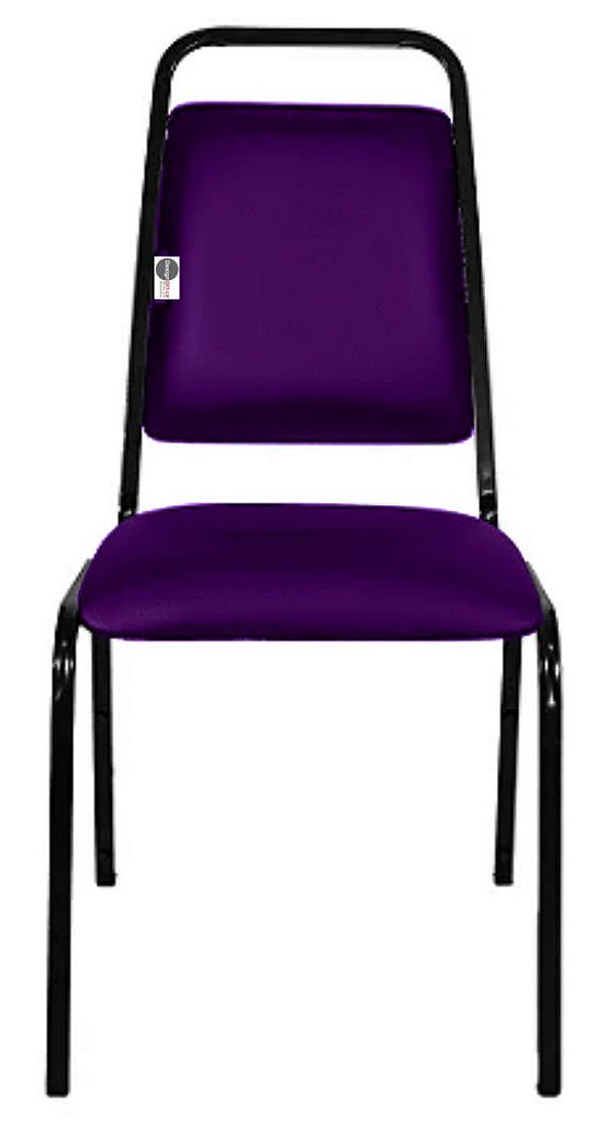 Cadeira Empilhável para Hotelaria Linha Hotel Fremon Roxo