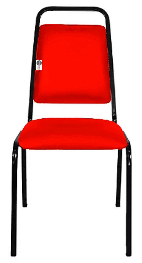 Cadeira Empilhável para Hotelaria Linha Hotel Fremon Vermelho