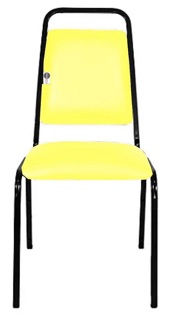 Cadeira Empilhável para Hotelaria Linha Hotel Fremont Amarelo