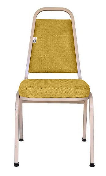 Cadeira Empilhável para Hotelaria Linha Hotel Jersey Amarelo