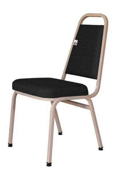 Cadeira Empilhável para Hotelaria Linha Hotel Jersey Preto