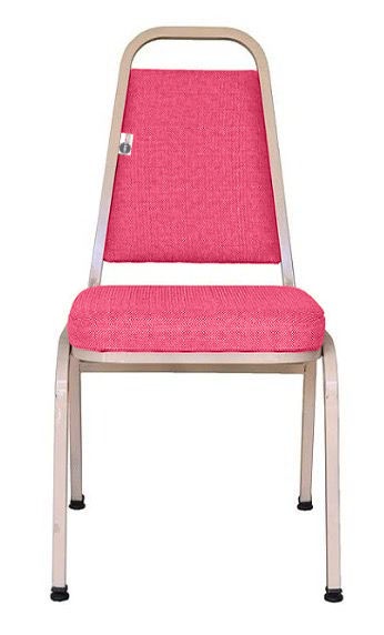 Cadeira Empilhável para Hotelaria Linha Hotel Jersey Rosa