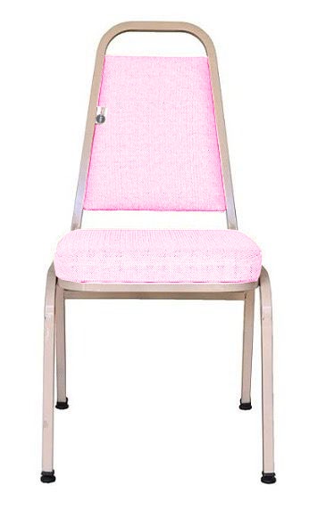 Cadeira Empilhável para Hotelaria Linha Hotel Jersey Rosa