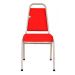 Cadeira Empilhável para Hotelaria Linha Hotel Jersey Vermelho