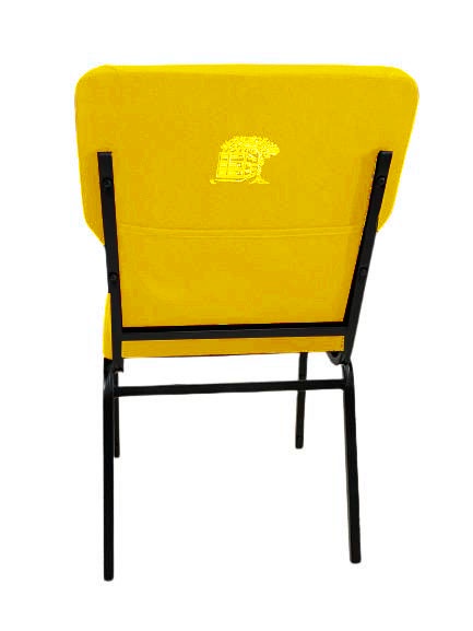 Cadeira Empilhável para Igrejas Evangélicas Linha Church Amarelo