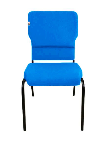 Cadeira Empilhável para Igrejas Evangélicas Linha Church Azul