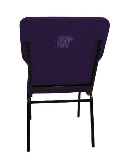 Cadeira Empilhável para Igrejas Evangélicas Linha Church Roxo