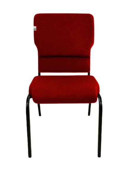 Cadeira Empilhável para Igrejas Evangélicas Linha Church Vermelho
