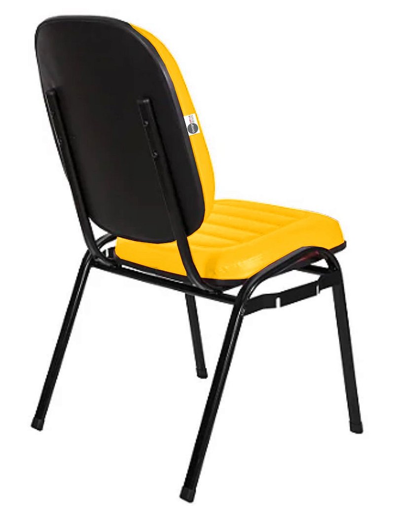 Cadeira Empilhável para Igrejas Evangélicas Linha Holy Amarelo
