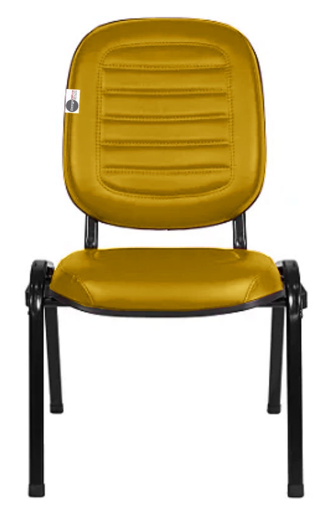Cadeira Empilhável para Igrejas Evangélicas Linha Holy Amarelo