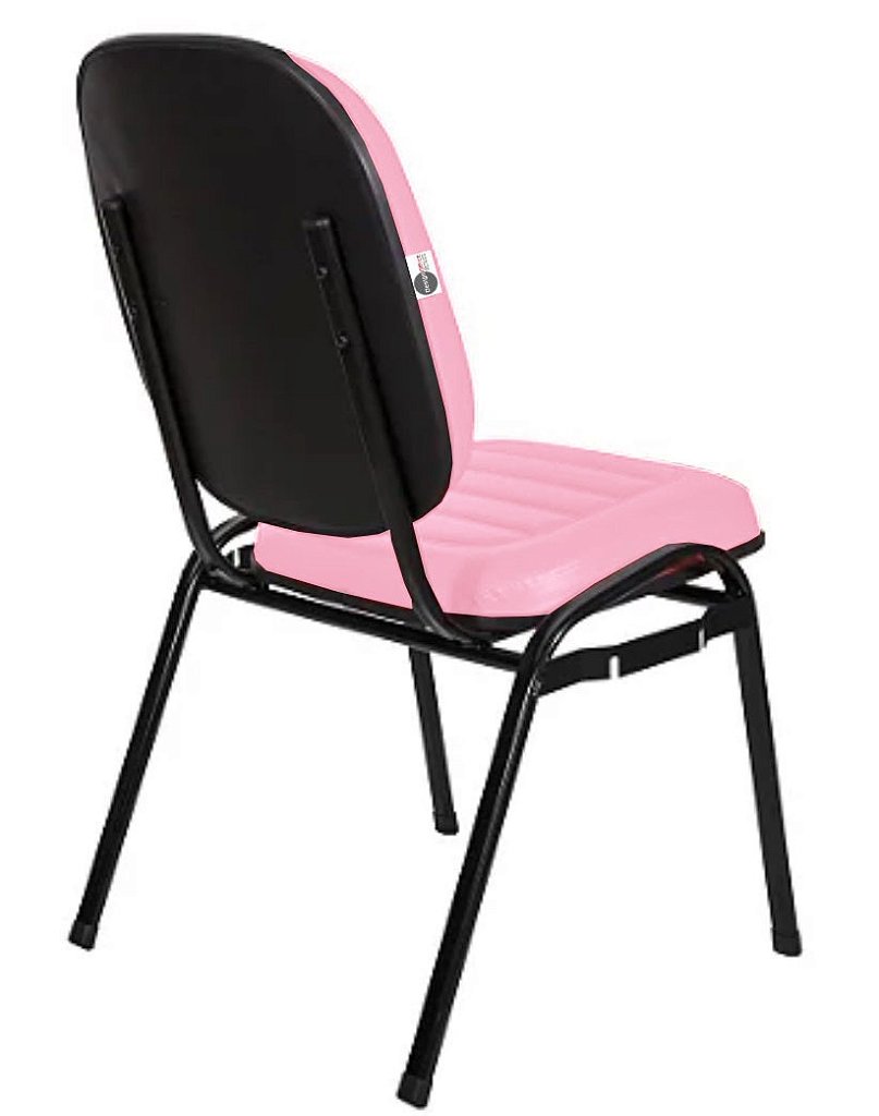 Cadeira Empilhável para Igrejas Evangélicas Linha Holy Rosa