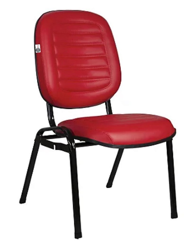 Cadeira Empilhável para Igrejas Evangélicas Linha Holy Vermelho