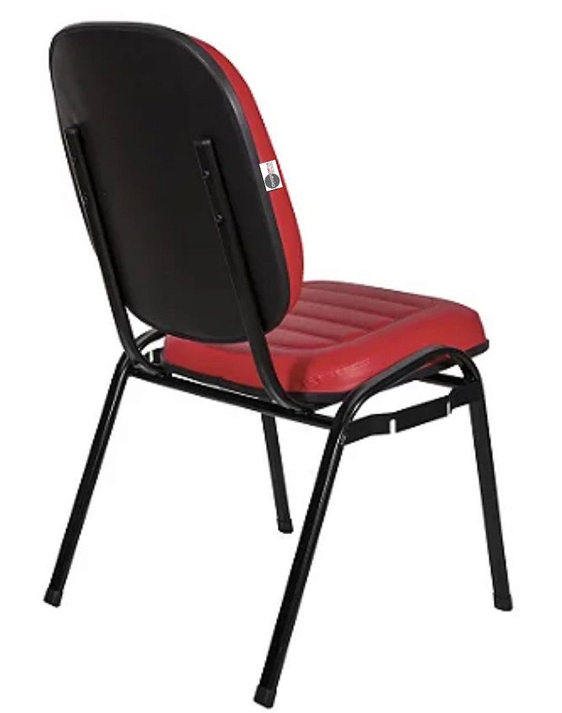 Cadeira Empilhável para Igrejas Evangélicas Linha Holy Vermelho