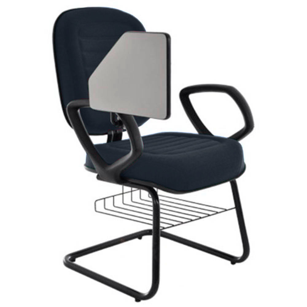 Cadeira Escolar Universitária com prancheta para Escolas e Faculdades Linha Blenda Azul