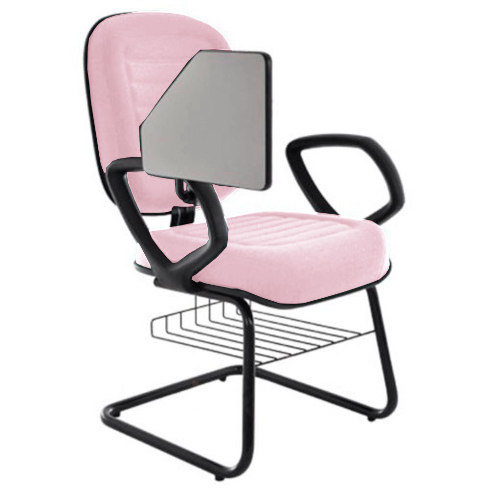 Cadeira Escolar Universitária com prancheta para Escolas e Faculdades Linha Blenda Rosa
