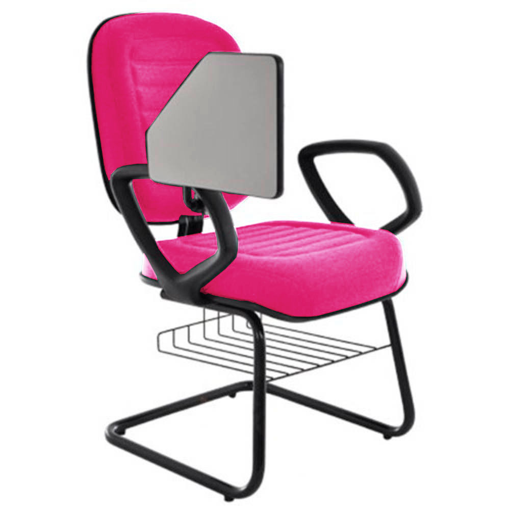 Cadeira Escolar Universitária com prancheta para Escolas e Faculdades Linha Blenda Rosa