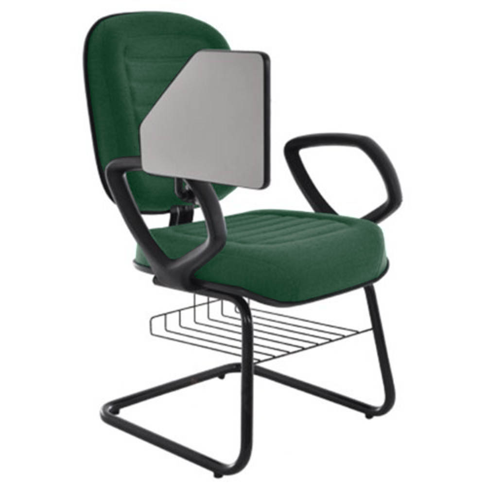 Cadeira Escolar Universitária com prancheta para Escolas e Faculdades Linha Blenda Verde
