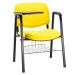 Cadeira Escolar Universitária para Auditórios Linha Hotel Amarelo