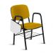Cadeira Escolar Universitária para Auditórios Linha Hotel Amarelo