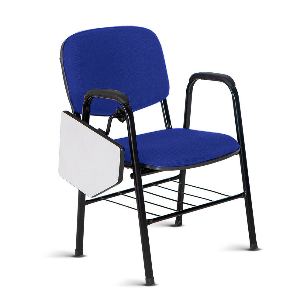 Cadeira Escolar Universitária para Auditórios Linha Hotel Azul