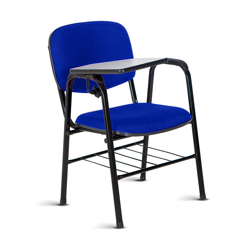 Cadeira Escolar Universitária para Auditórios Linha Hotel Azul