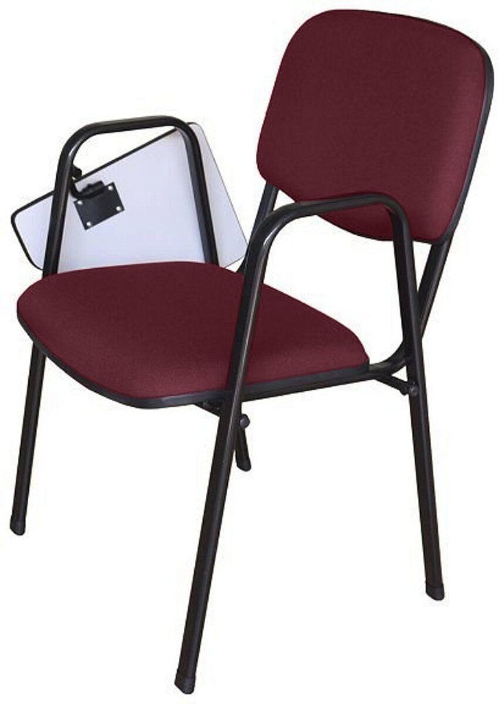 Cadeira Escolar Universitária para Auditórios Linha Hotel Vermelho