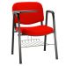 Cadeira Escolar Universitária para Auditórios Linha Hotel Vermelho