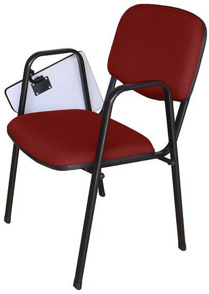 Cadeira Escolar Universitária para Auditórios Linha Hotel Vermelho