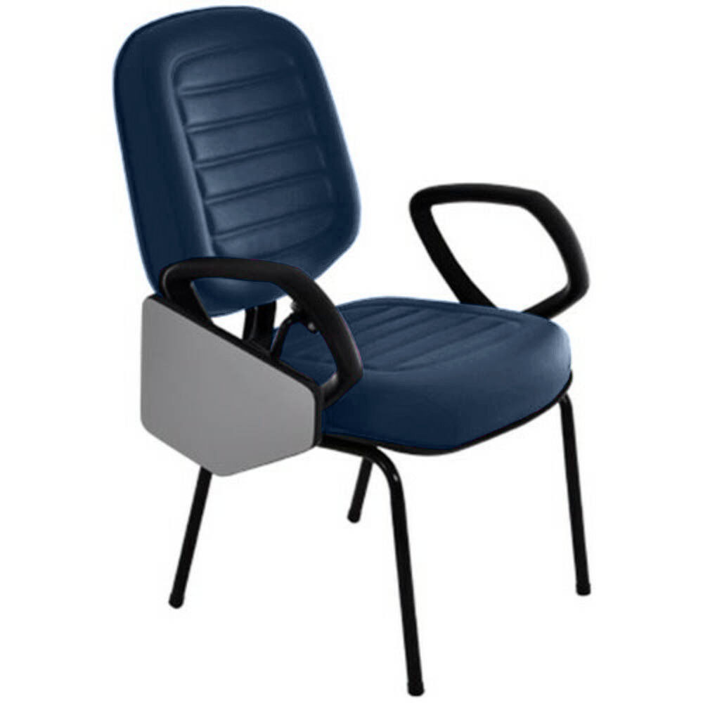Cadeira Escolar Universitária para Escolas e Faculdades Gomada Linha Blenda Azul