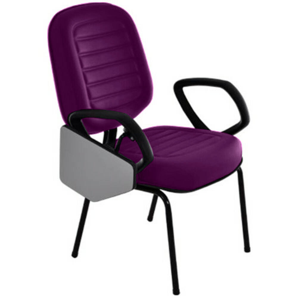 Cadeira Escolar Universitária para Escolas e Faculdades Gomada Linha Blenda Roxo