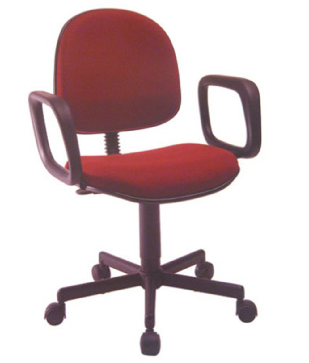 Cadeira Executiva Base GiratÃ³ria com BraÃ§os Linha Office