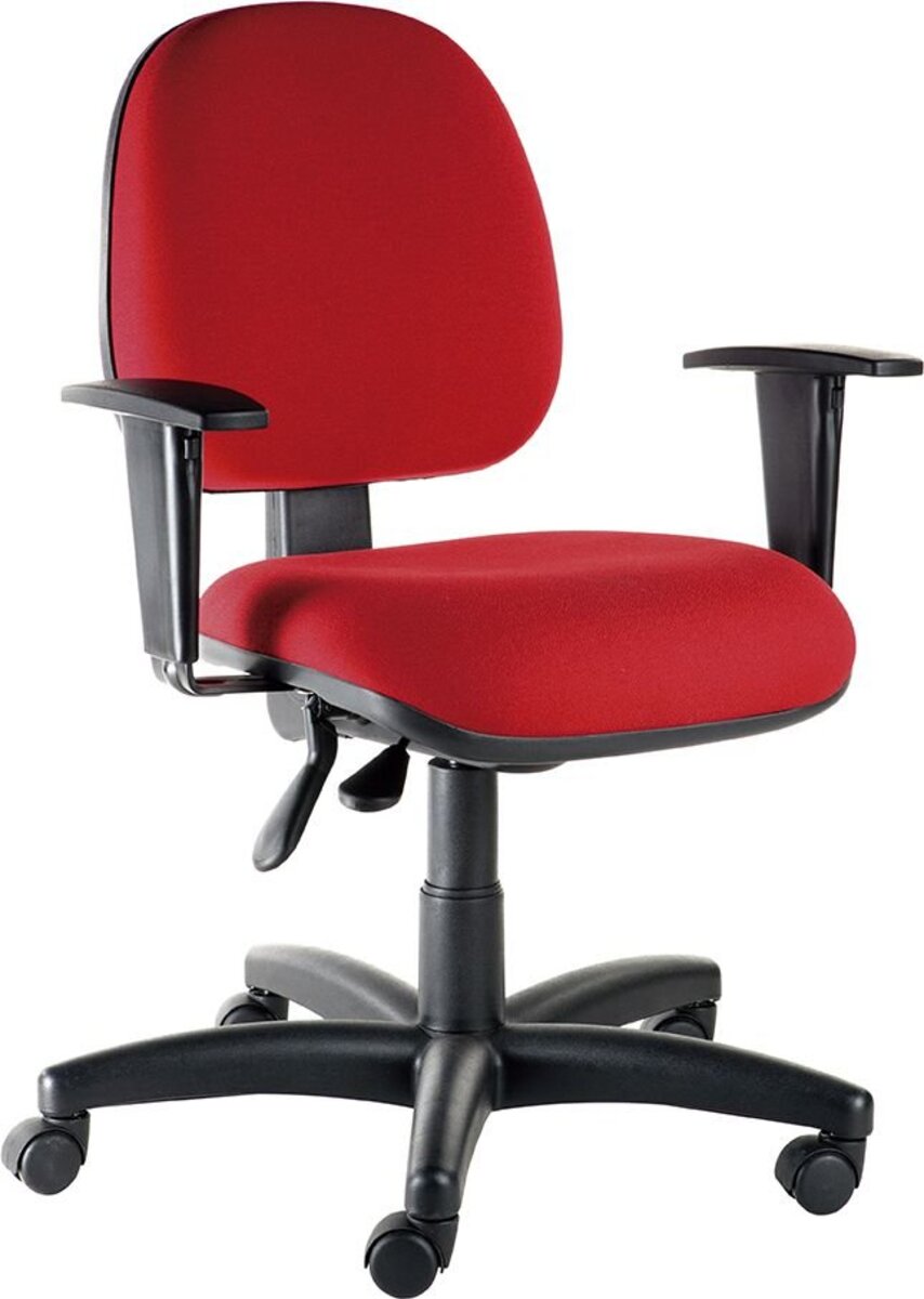 Cadeira Executiva Para Escritório Linha Confort Vermelho