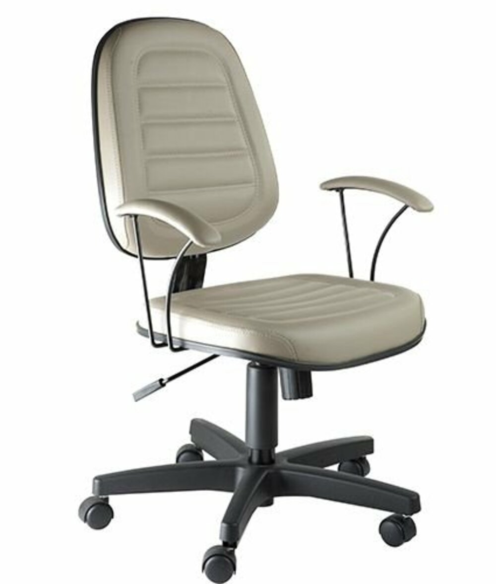 Cadeira Executiva com BraÃ§os Linha Office Siena