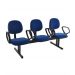 Cadeira Executiva em longarina com 3 lugares Linha Robust