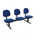 Cadeira Executiva em longarina com 3 lugares Linha Robust