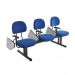 Cadeira Executiva em longarina com 3 lugares Linha Robust